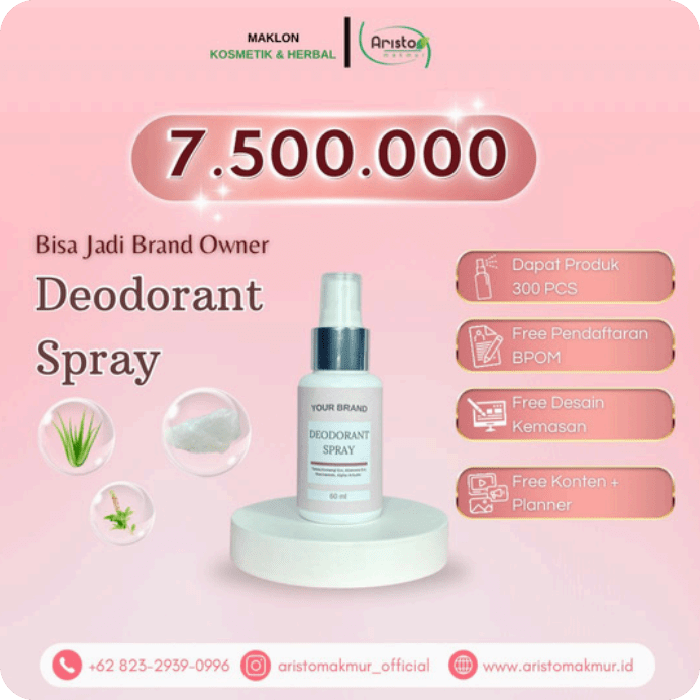 maklon deodorant spray